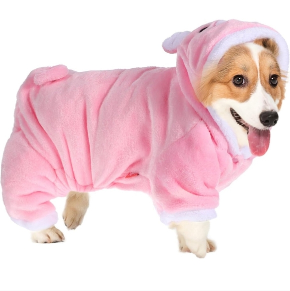 Small Dog Cutedog Brand Piggy Hoodie Fits 6-9lb - Picture 4 of 6